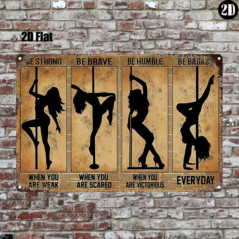 Vintage Collectible Plates - Rectangular Vintage Metal Tin Sign Pole
