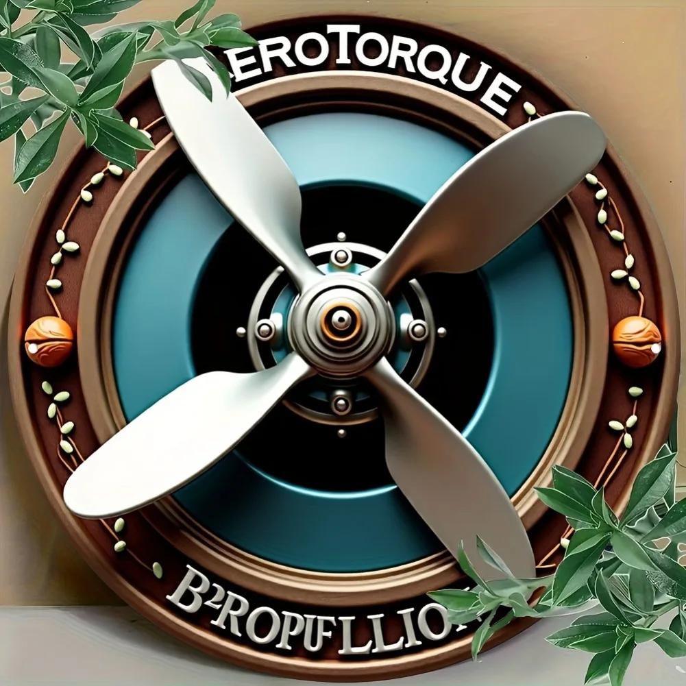 Vintage Airplane Propeller 2D  - Vintage Collectible Plates recension och pris