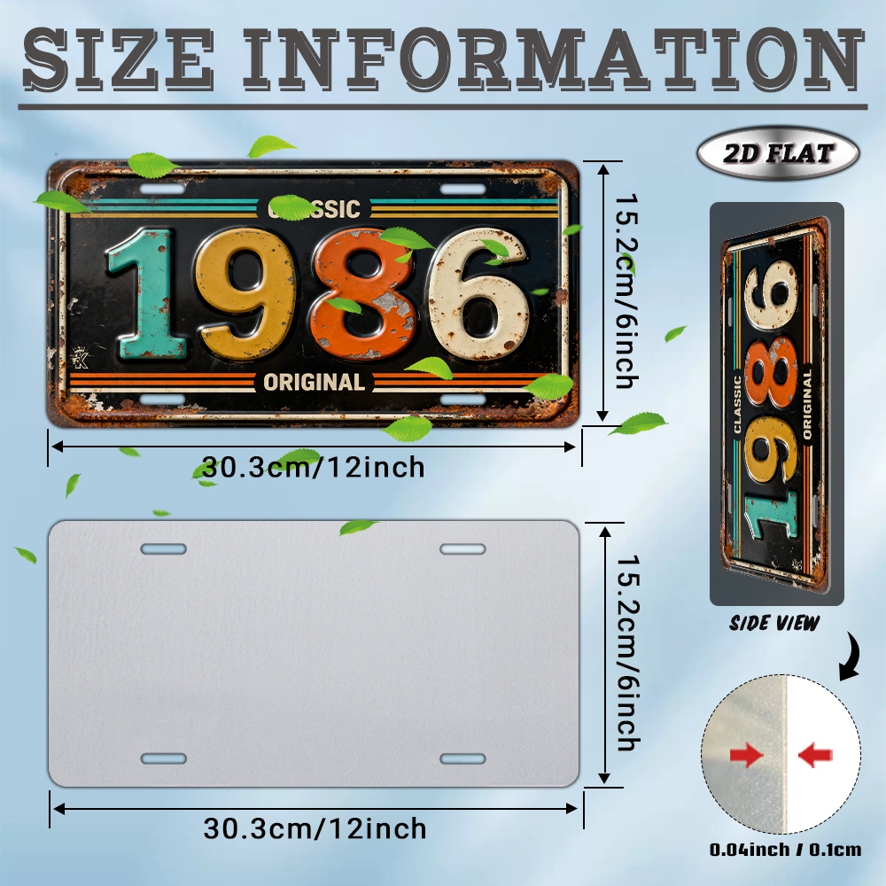 2D Flat - 【2D Flat】 2D Flat -  - Vintage Collectible Plates recension och pris