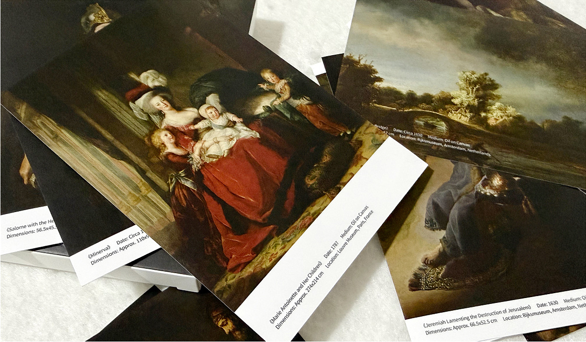 30Pcs Rembrandt Vintage Oil Pa - Collectible Vintage Greeting Cards recension och pris