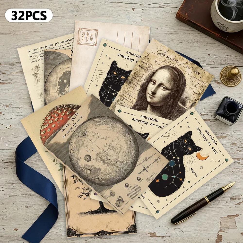 32pcs, vintage style, postcard - Collectible Vintage Greeting Cards recension och pris