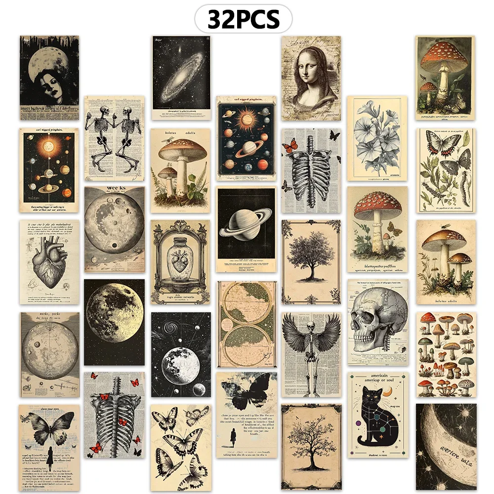 32pcs, vintage style, postcard - Collectible Vintage Greeting Cards recension och pris