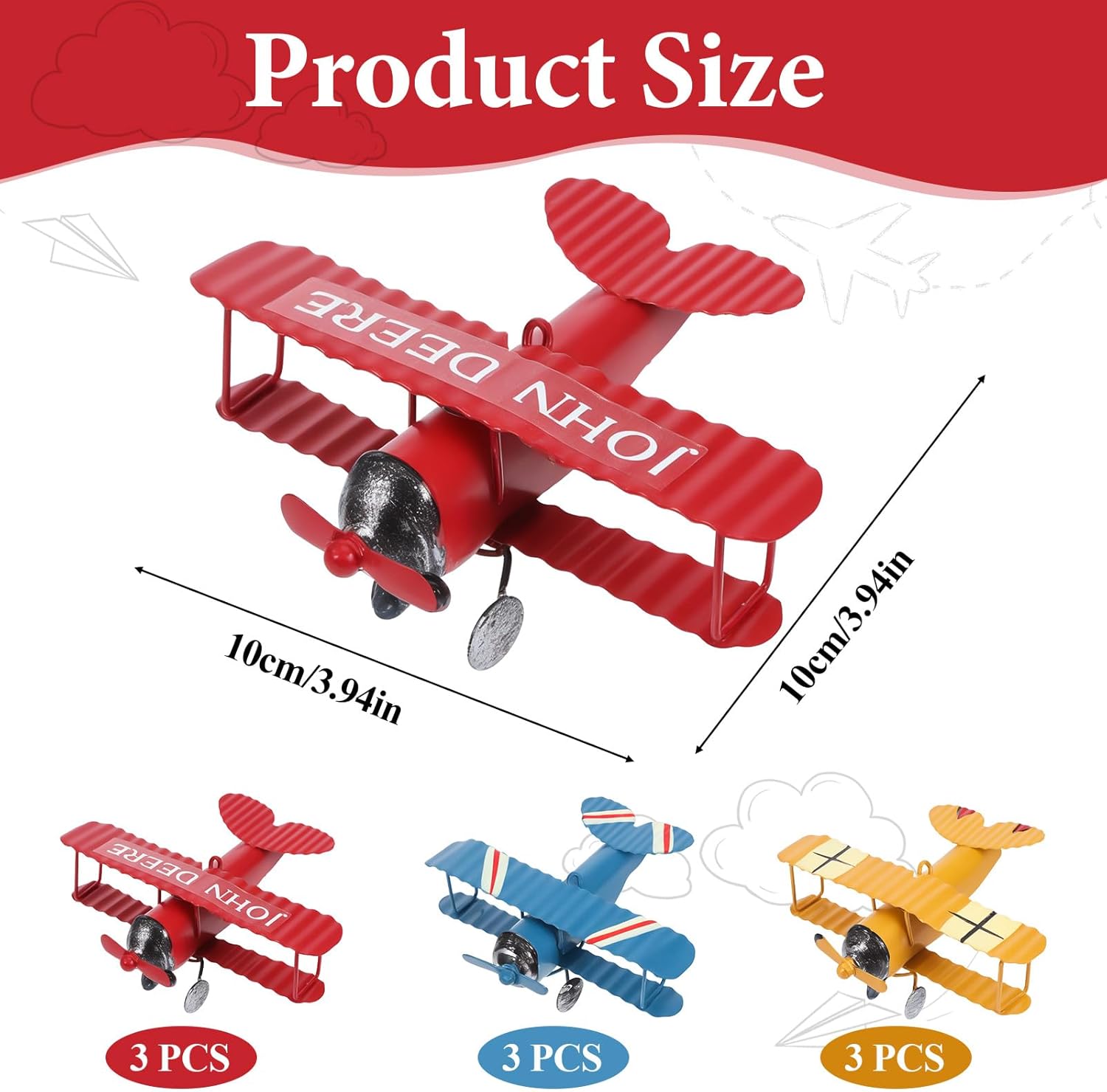 Vintage Metal Airplane Model R - Vintage Collectible Furniture recension och pris