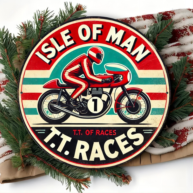 Vintage Isle of for Man TT Rac - Vintage Collectible Plates recension och pris