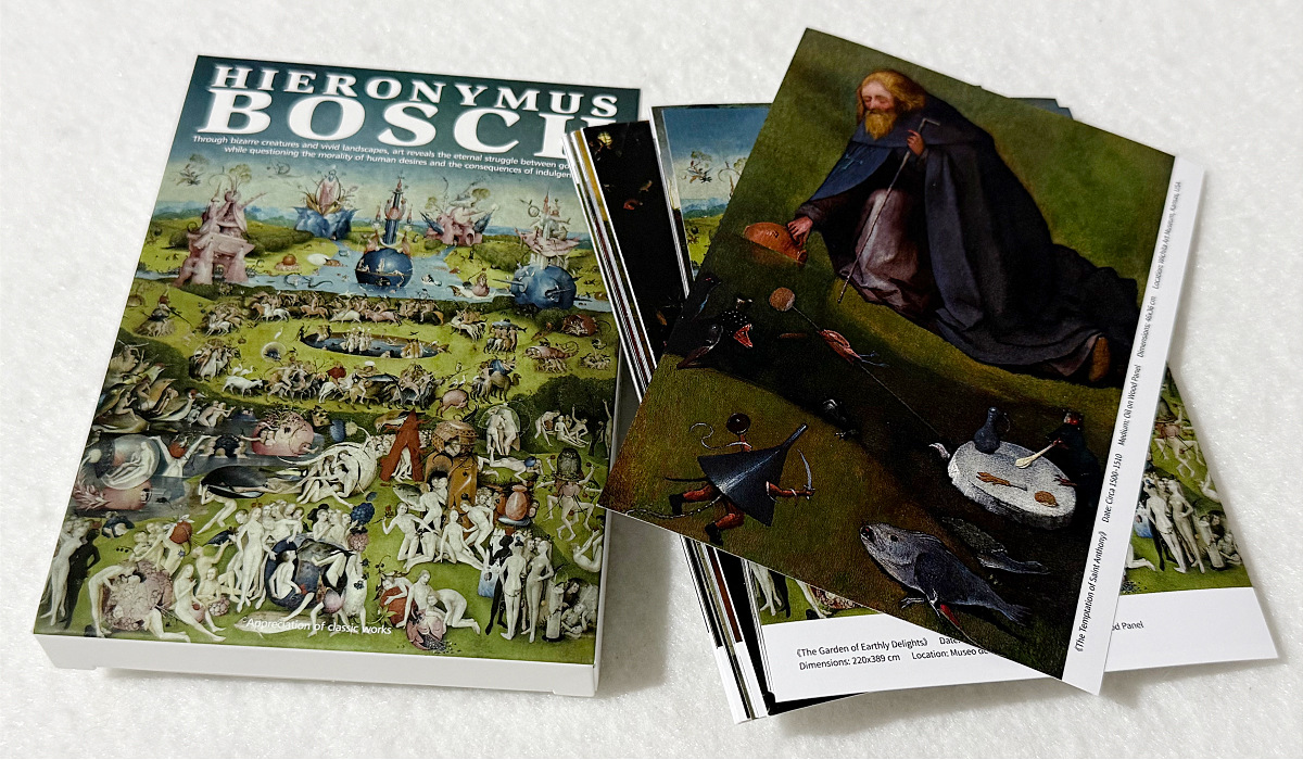 30Sheets Hieronymus Bosch Oil  - Collectible Vintage Greeting Cards recension och pris