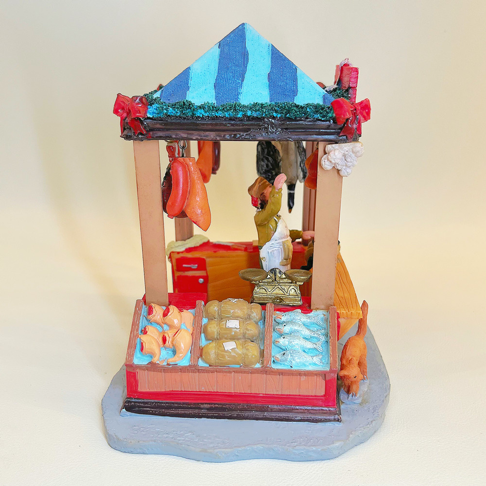 Vintage European Butcher Meat  - Vintage Collectible Market recension och pris