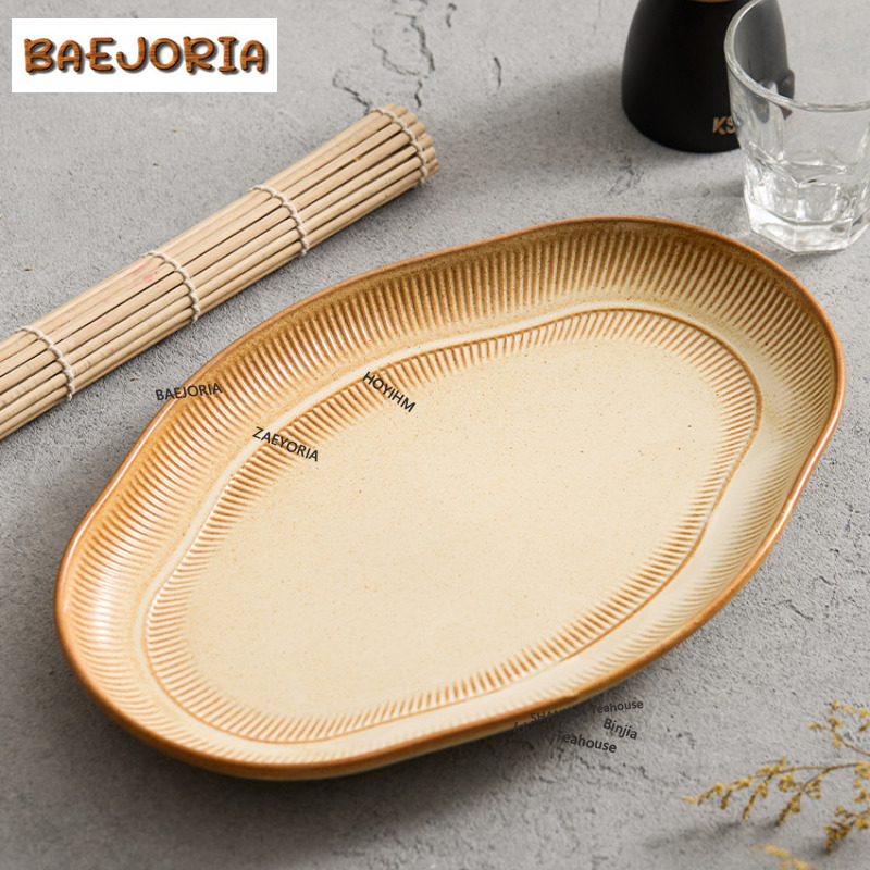 BAEJORIA Kiln Fambe Fish Plate - Vintage Collectible Dishes recension och pris