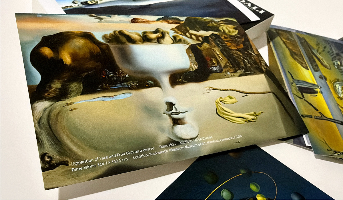 30Sheets Salvador Dalí Oil Pai - Collectible Vintage Greeting Cards recension och pris