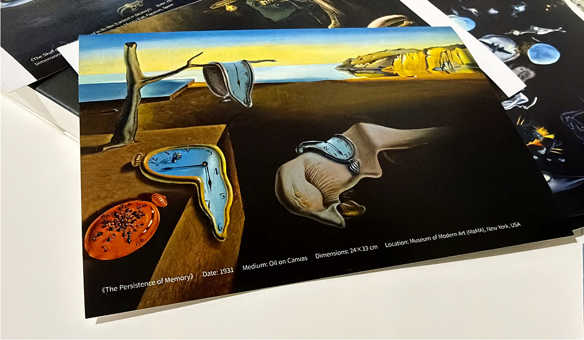 30Sheets Salvador Dalí Oil Pai - Collectible Vintage Greeting Cards recension och pris