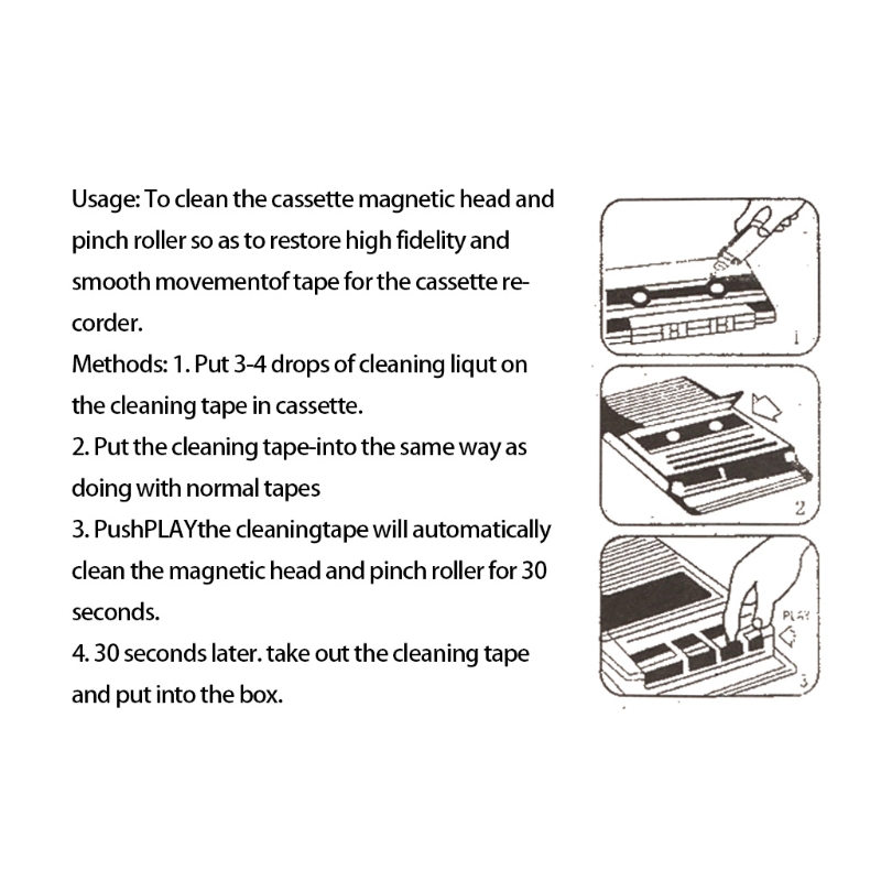 Cassette Tape Head Cleaner & f - Cassette Tape Head recension och pris