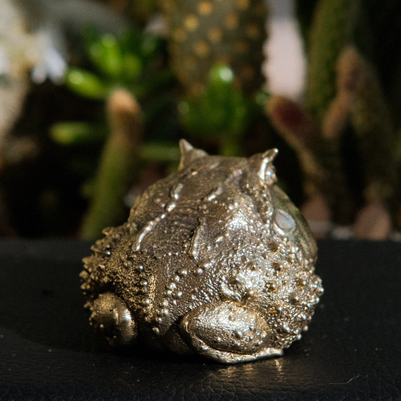 Vintage Brass Pacman Frog Orna - Vintage Collectible Furniture recension och pris