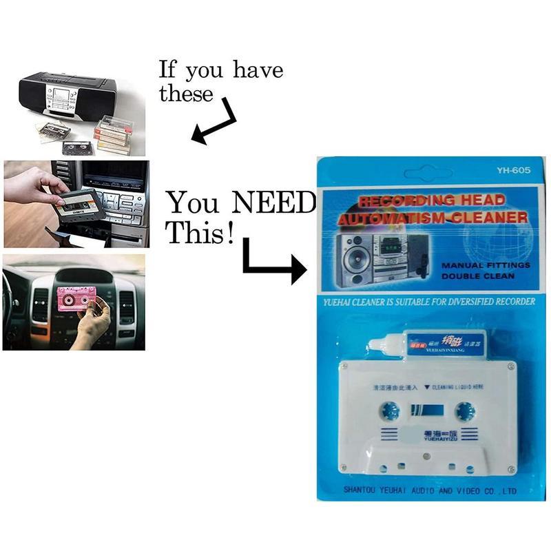 Cassette Tape Head Cleaner Dem - Cassette Tape Head recension och pris