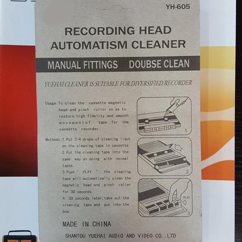 Cassette Tape Head Cleaner Dem - Cassette Tape Head recension och pris