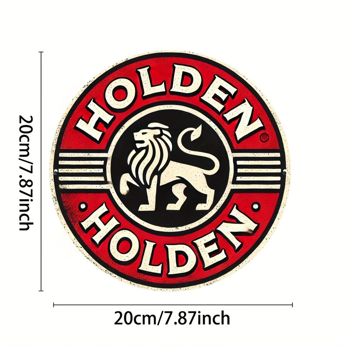 HOLDEN Vintage Metal Wall Art  - Vintage Collectible Plates recension och pris