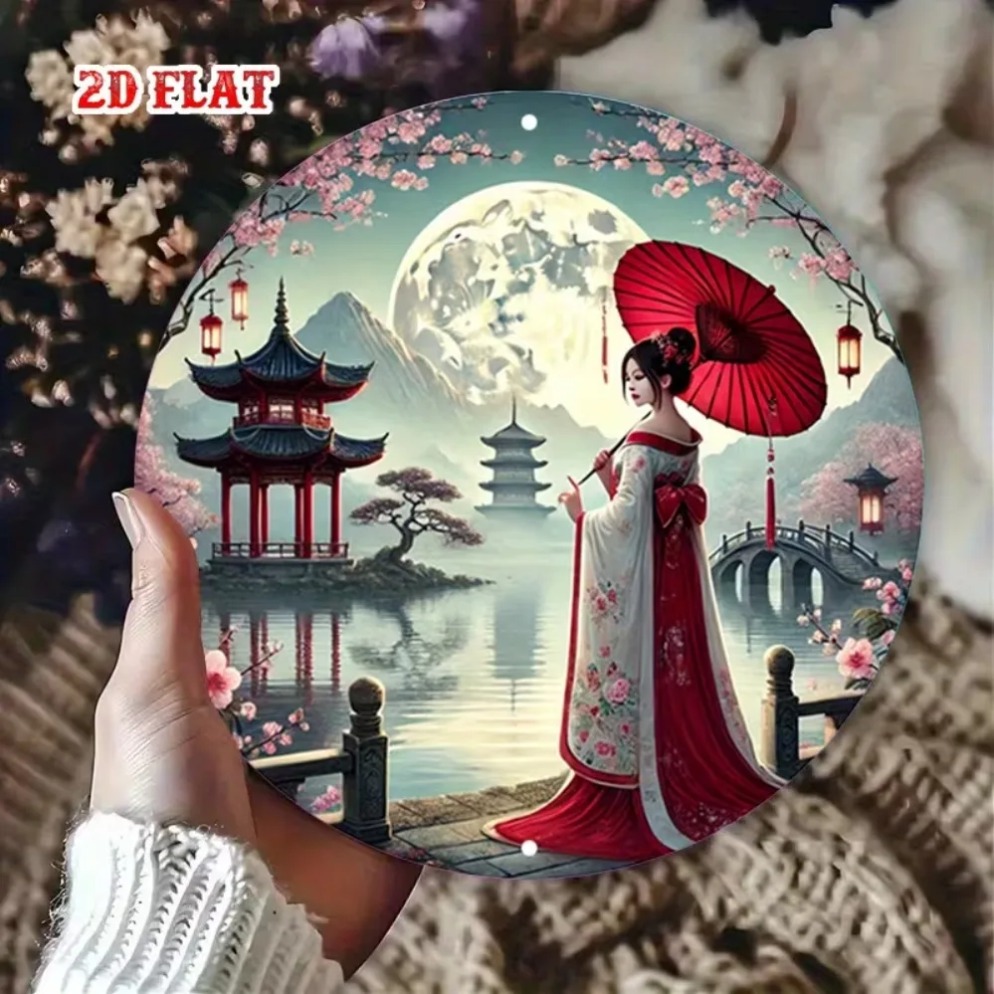 Vintage Japanese Sakura & Full - Vintage Collectible Plates recension och pris