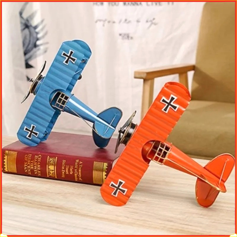 Vintage Retro Metal Plane Moto - Vintage Collectible Furniture recension och pris