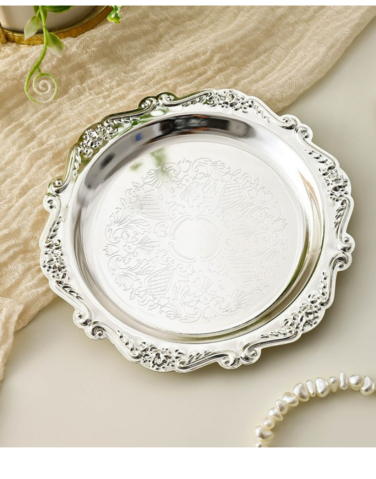 Vintage Metal Embossed Tray Lu - Vintage Collectible Dishes recension och pris
