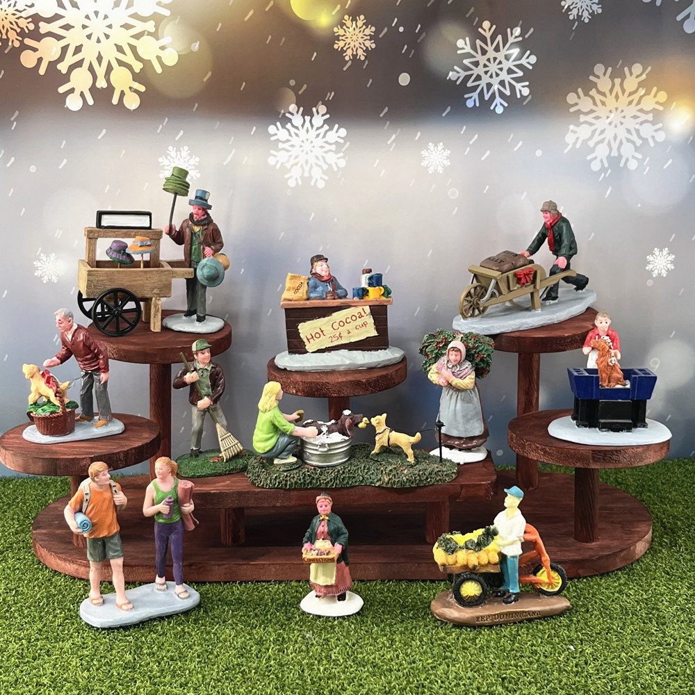 Vintage Christmas Village Figu - Vintage Collectible Market recension och pris
