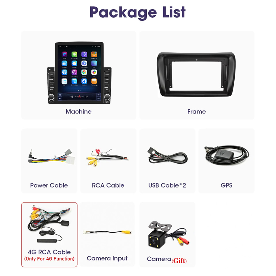 8Core 8G+128G Carplay Auto Car - Cassette Tape Head recension och pris