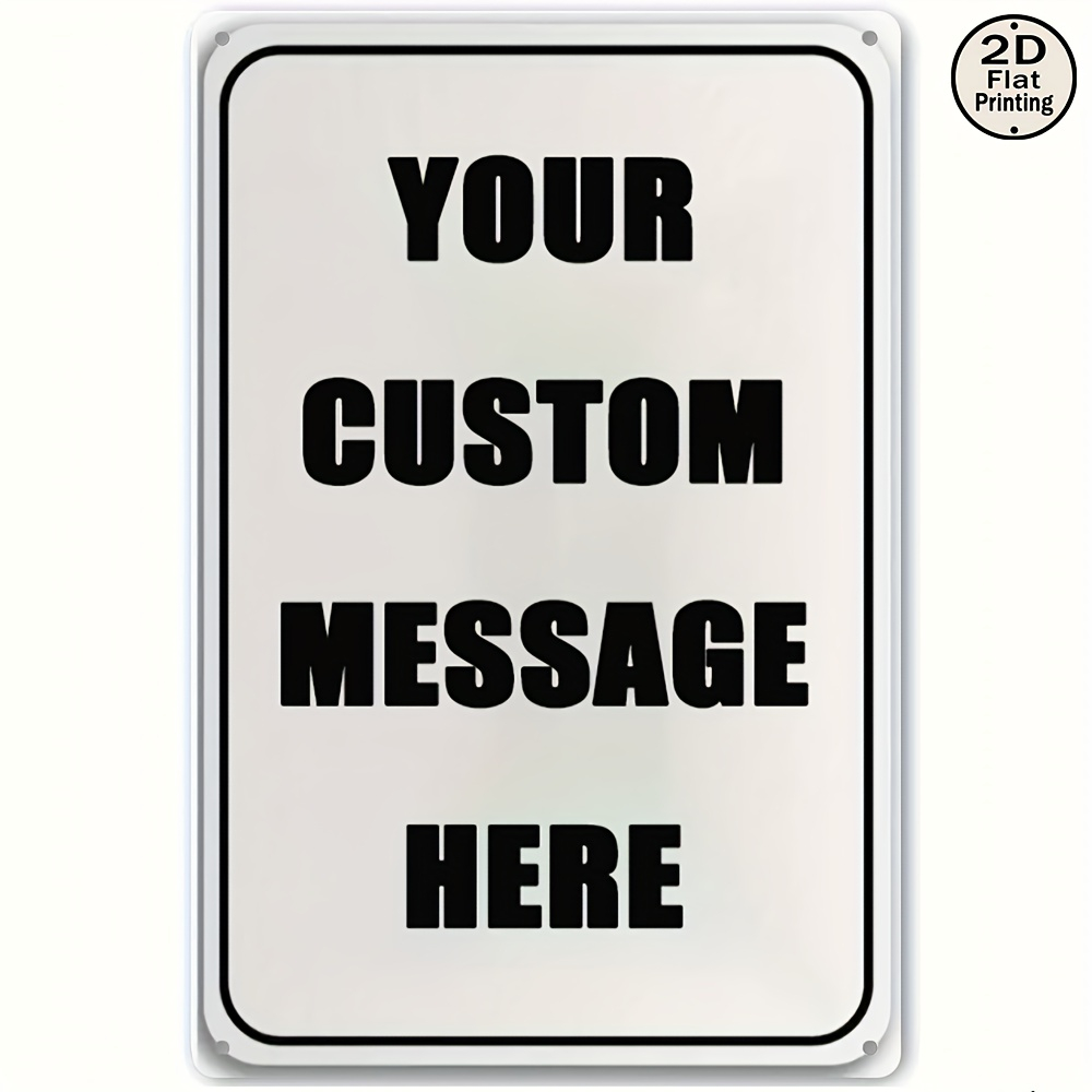 Custom Metal Tin Sign Personal - Vintage Collectible Plates recension och pris
