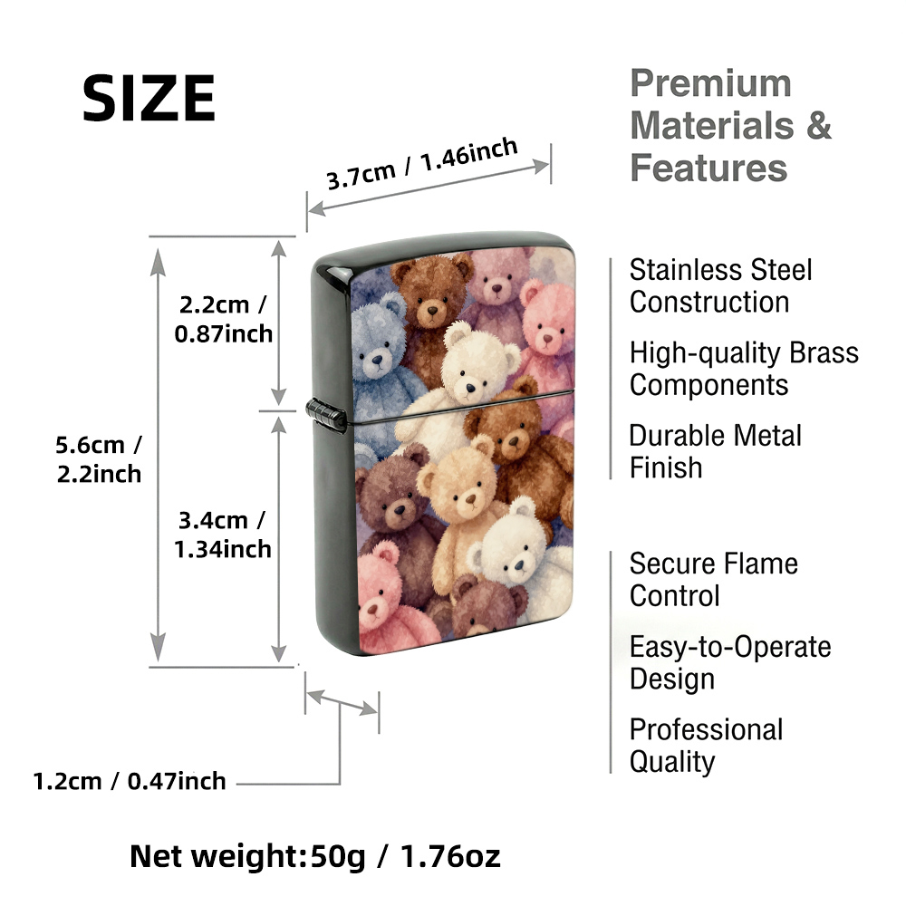 Flip Top Lighter Cute Teddy Be - Vintage Collectible Bears recension och pris