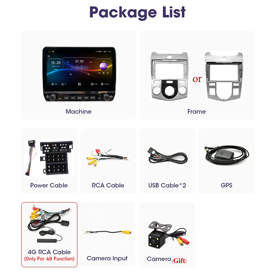 8G+128G Android 14 Car Radio M - Cassette Tape Head recension och pris
