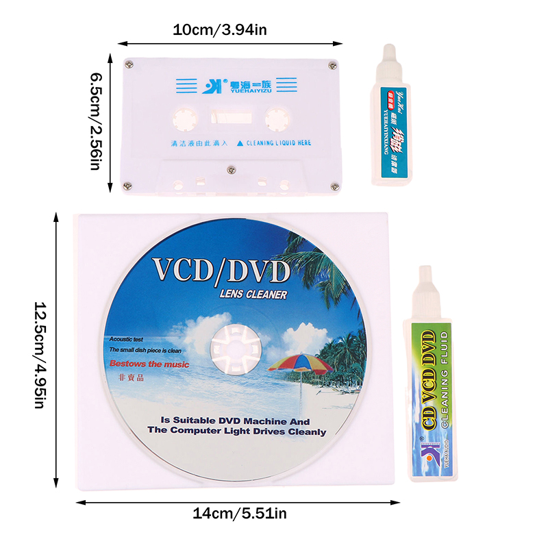 Hot CD VCD DVD Player Lens Cle - Cassette Tape Head recension och pris
